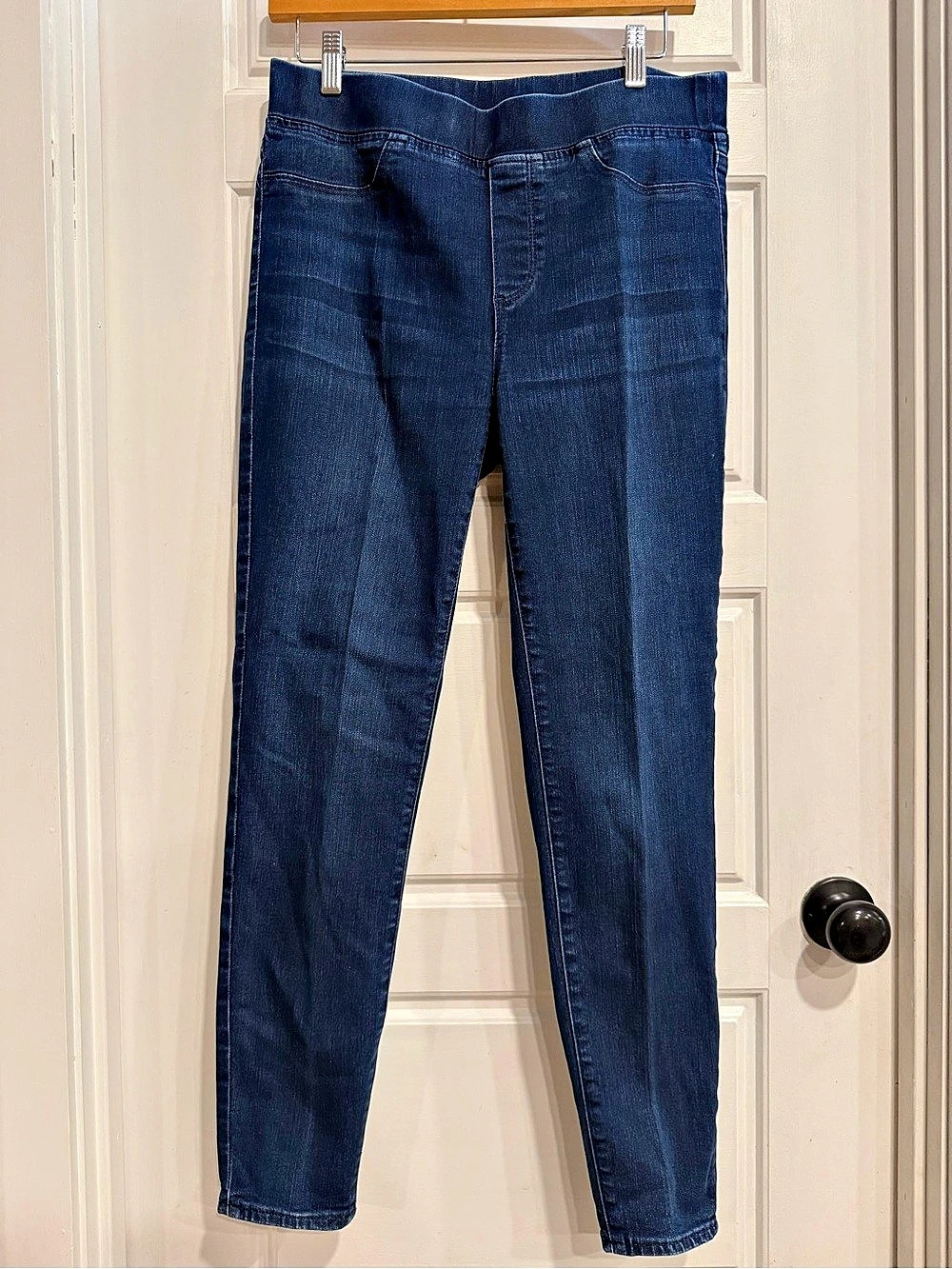 Talbots Flawless Pull-On Jegging Jeans Women’s 8 Dark Wash Stretch Skinny